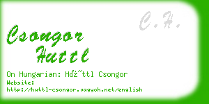 csongor huttl business card